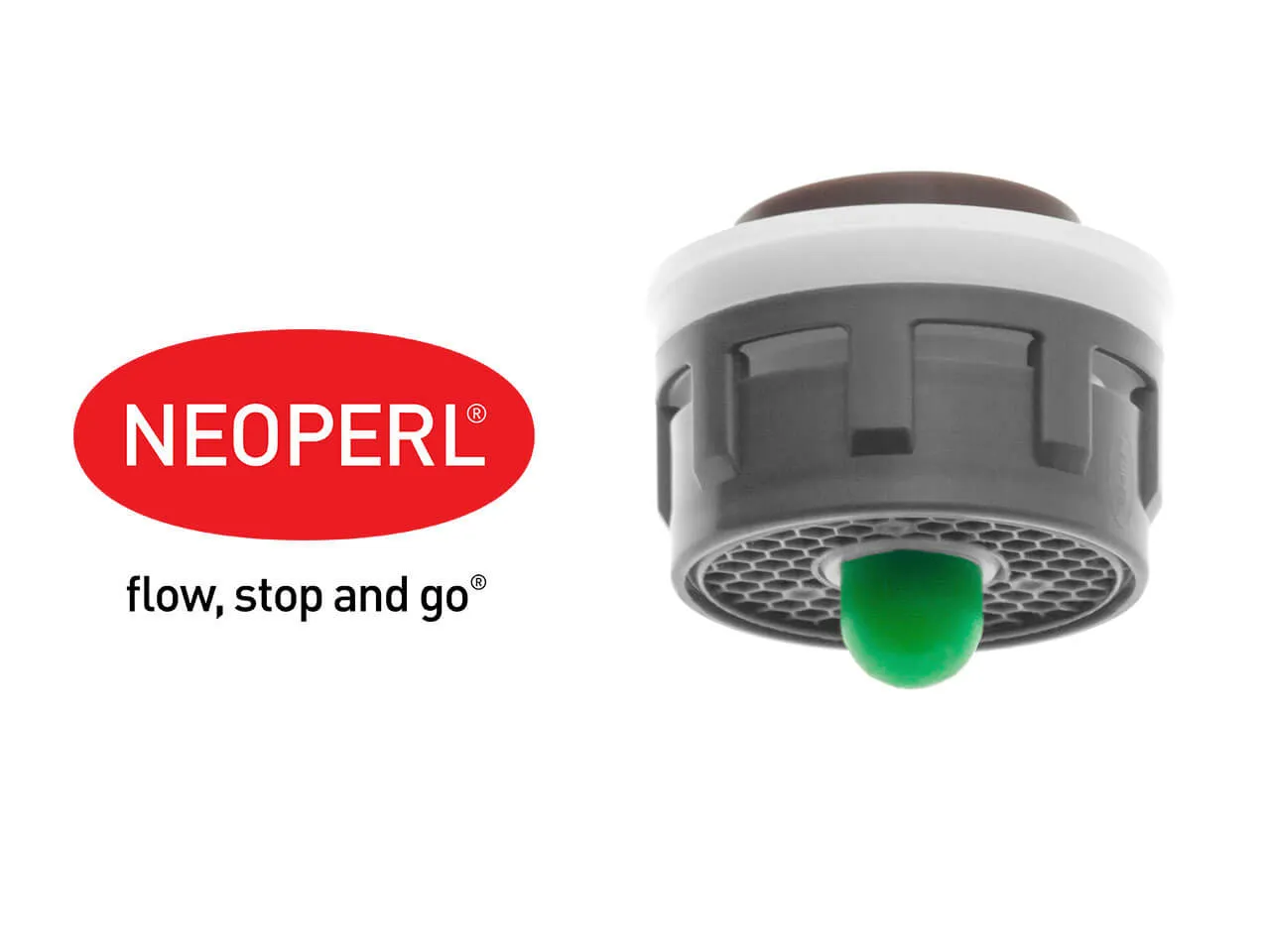 Neoperl Push aerator insert with button - 5 or 11 l/min