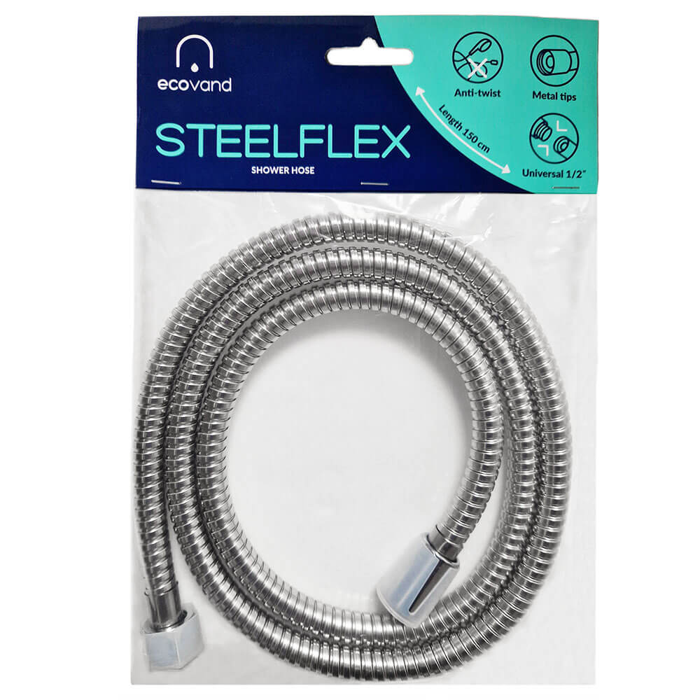 Shower hose EcoVand Steelflex 150cm -  