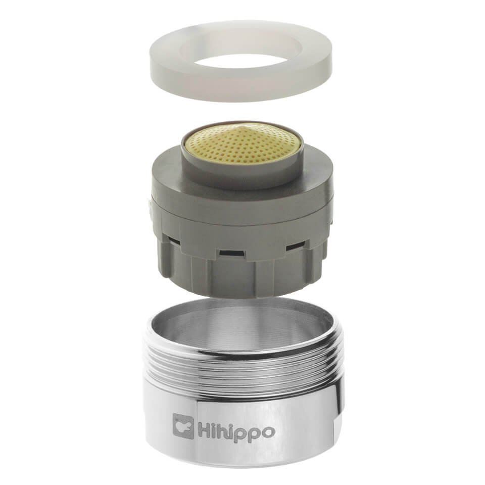 Adjustable tap aerator Hihippo SR 3.0 - 8.0 l/min - Thread M24x1 male - most popular
