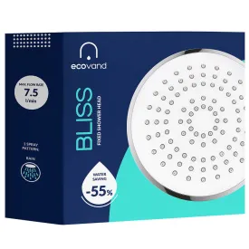 Fixed shower head EcoVand Bliss 7.5 l/min